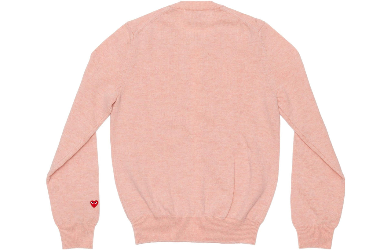 (WMNS) COMME des GARCONS PLAY Cardigan Pastel Series Sleeve Heart 'Pink' AZ-N091-051-5