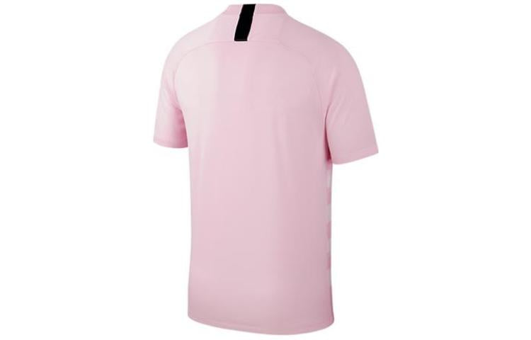Men's Nike FC Alphabet Printing Soccer/Football Short Sleeve Red T-Shirt AO0667-663