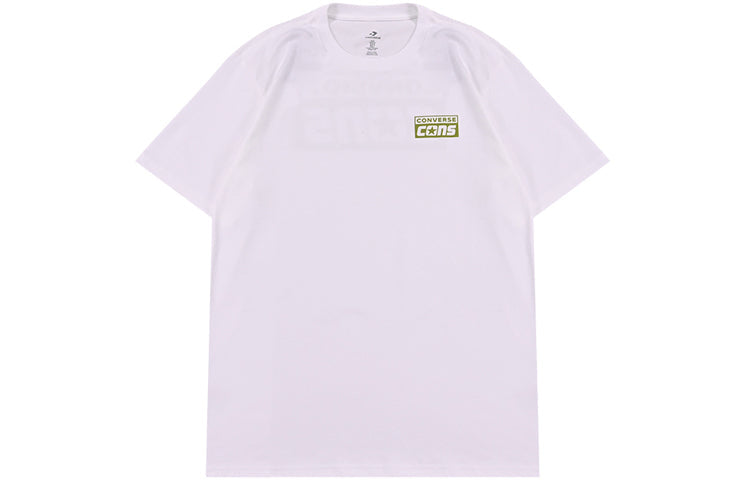 Converse CONS Graphic T-Shirt 'White Green' 10021134-A10