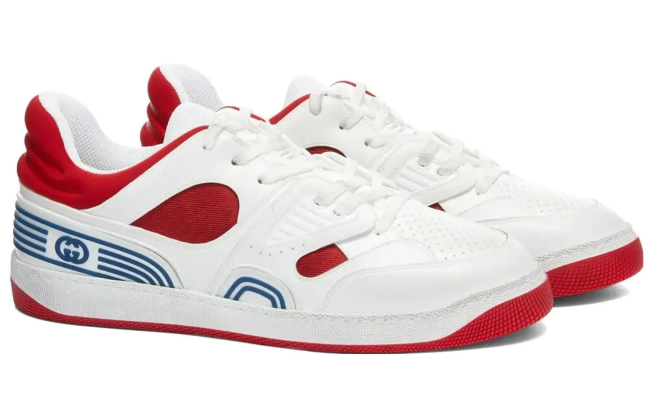 Gucci Basket Low 'White Demetra Red' 697882-2SHJ0-9090