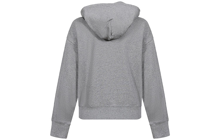 (WMNS) KENZO Tiger Flock Tiger Head Loose Hoodie Gray FA62SW7804XG-94