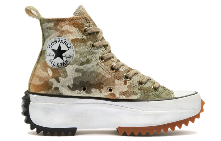 Converse Run Star Hike Canvas Shoes Green 172333C