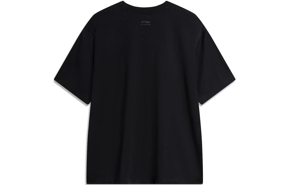 Li-Ning Hoops Graphic T-shirt 'Black' AHSU673-1
