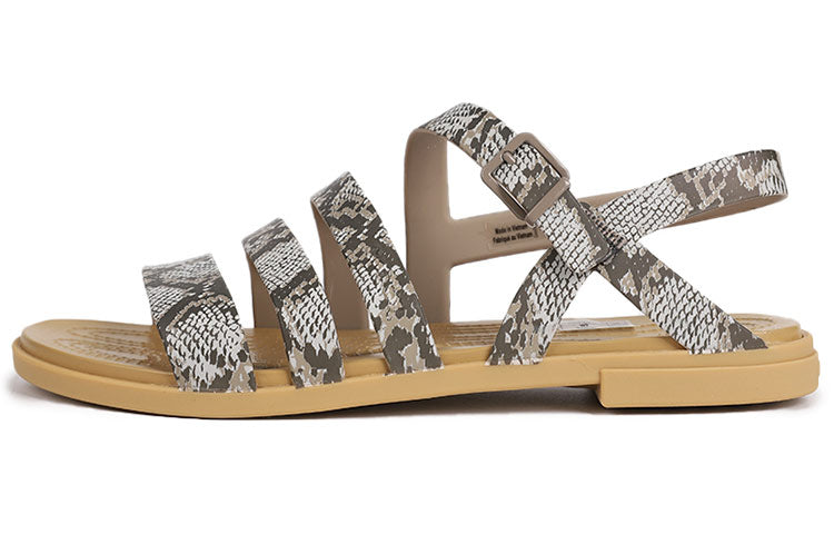 (WMNS) Crocs Minimalistic Mushroom Sandals 'Gray' 206107-15W
