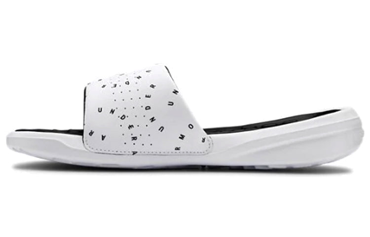 (WMNS) Under Armour Playmaker Micro 'White Black' 3022724-100