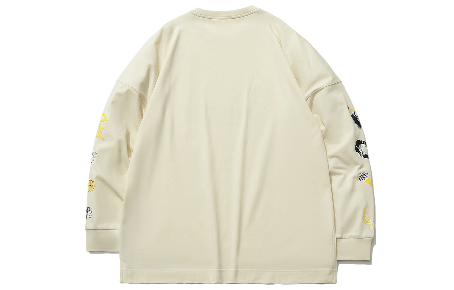 Li-Ning BadFive Graphic Long Sleeve T-shirt 'Beige' AHSR483-1