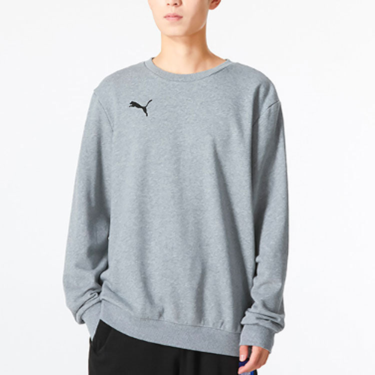 PUMA ESS Logo Crew Sweater 'Grey' 656933-33