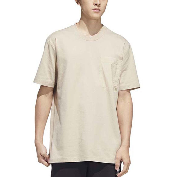adidas Adicolor Trefoil T-shirt 'Beige' HM8010