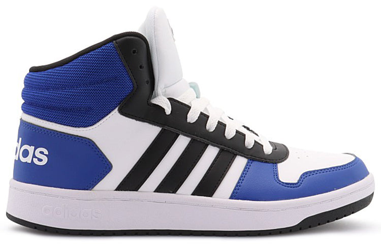 adidas Hoops 2.0 Mid 'White Blue Black' G55053