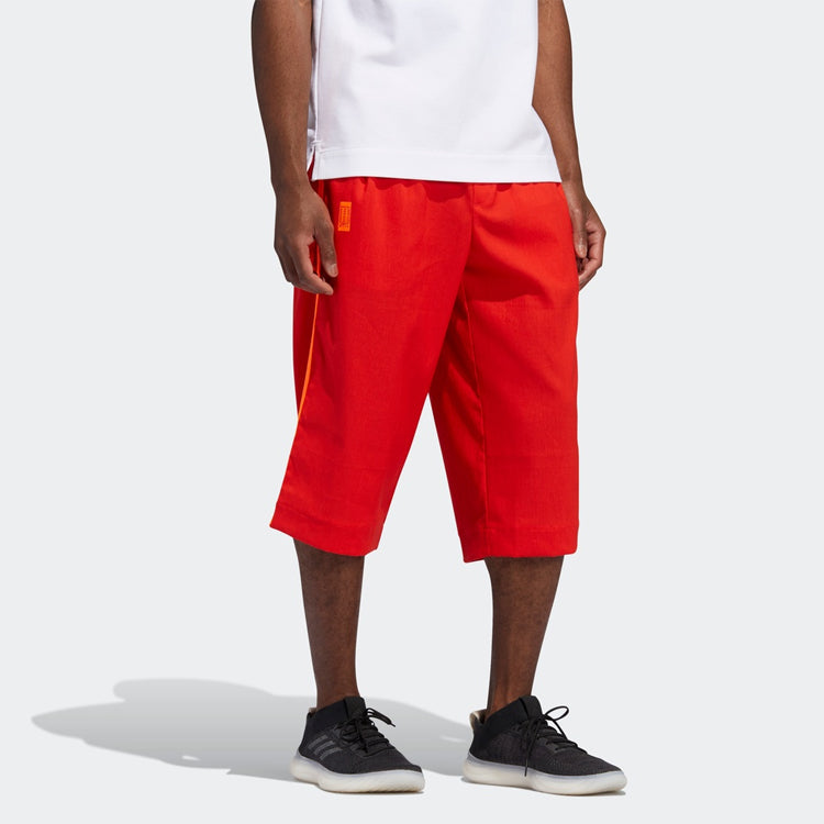Men's adidas WJ PNT Logo Red Sports Pants/Trousers/Joggers FT2770