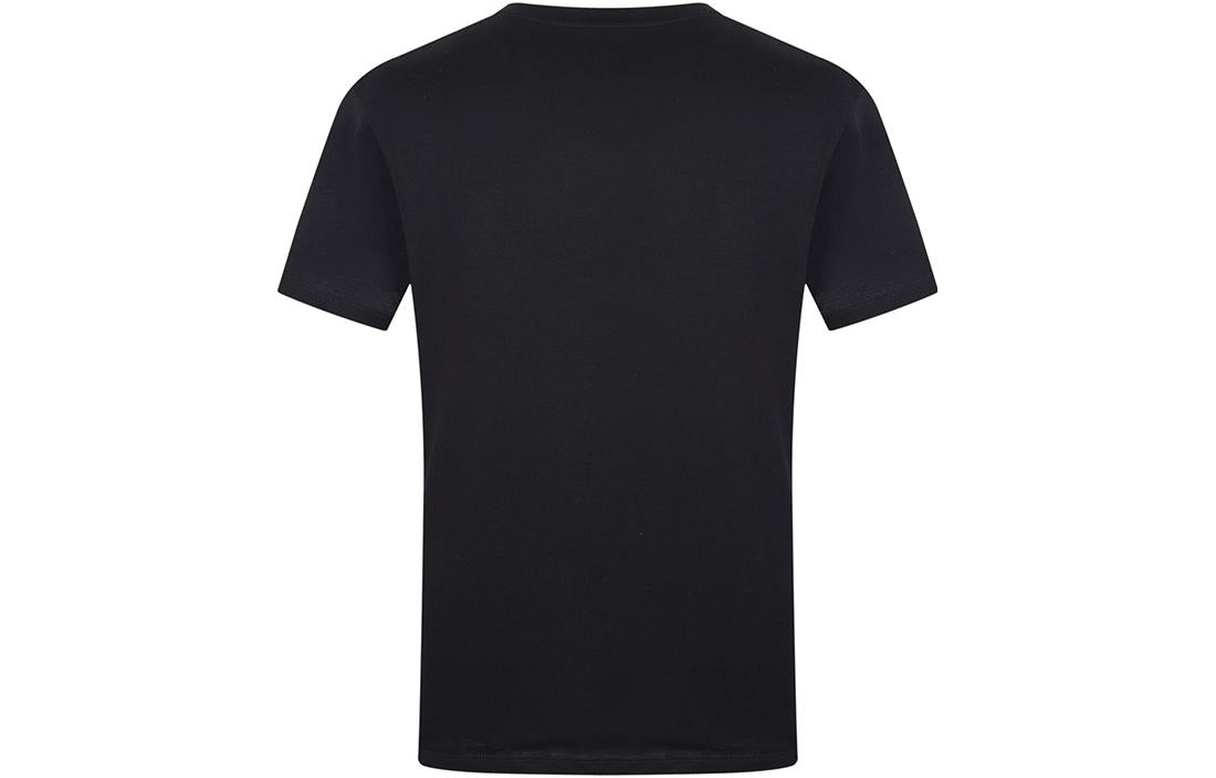LOEWE Anagram Embroidered Cotton Round Neck Short Sleeve Black H526341XAI-1100