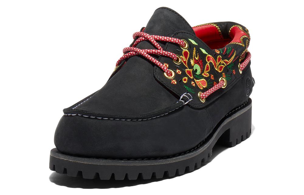 Timberland 3-Holes Boot Shoes x CLOT 'Black' A5Z1HW
