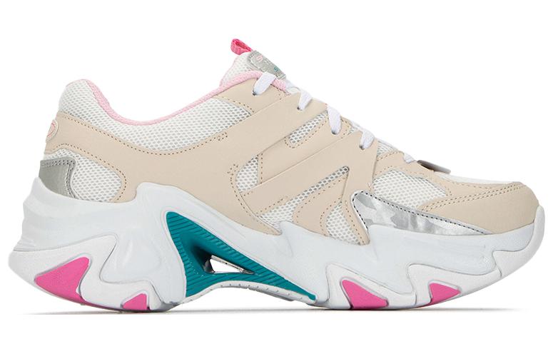 (WMNS) Skechers Stamina V3 'Cream White Purple' 896071-NTMT