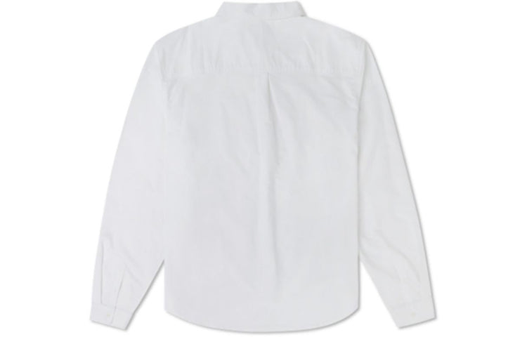Converse Oxford Button Up Shirt 'White' 10024602-A02