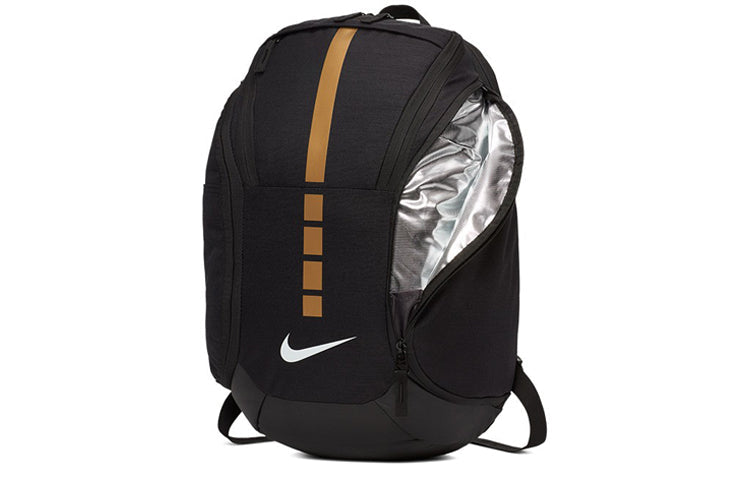 Nike Hoops Elite Pro Basketball Training Backpack 'Black Gold' BA6428-010