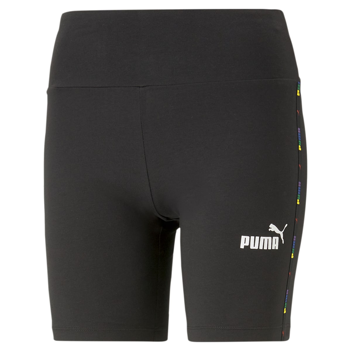 (WMNS) PUMA Power Love Is Love Tape 7 Inch Short Leggings 'Black' 673629-01
