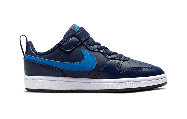 (PS) Nike Court Borough Low 2 'Midnight Navy Imperial Blue' BQ5451-403