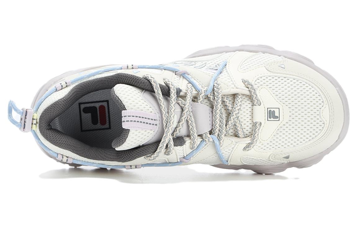 (WMNS) FILA Fluid 4 Sneakers 'White Grey' F12W332113FGD