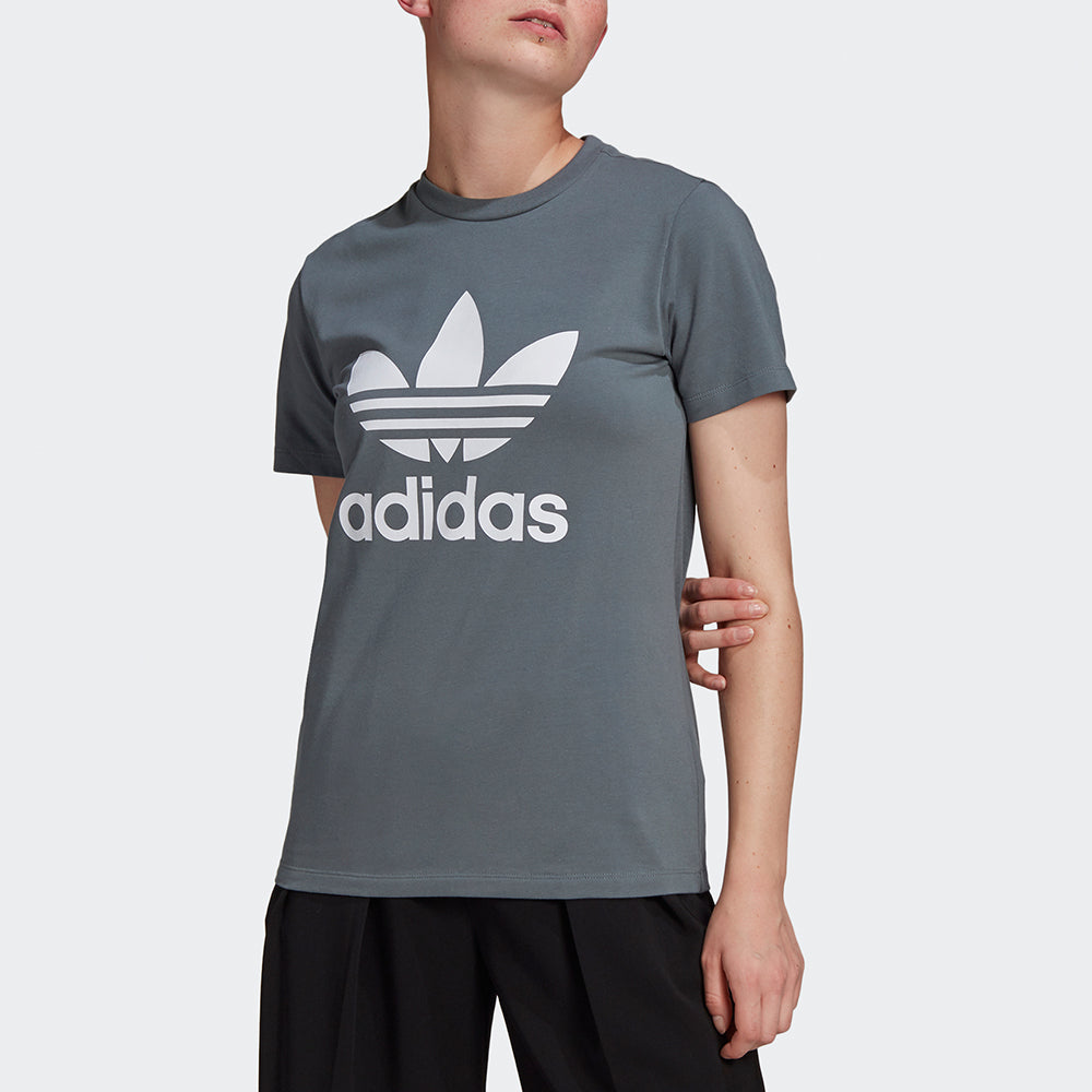 (WMNS) adidas originals Classic Logo Athleisure Casual Sports Short Sleeve Navy Blue T-Shirt GN2903