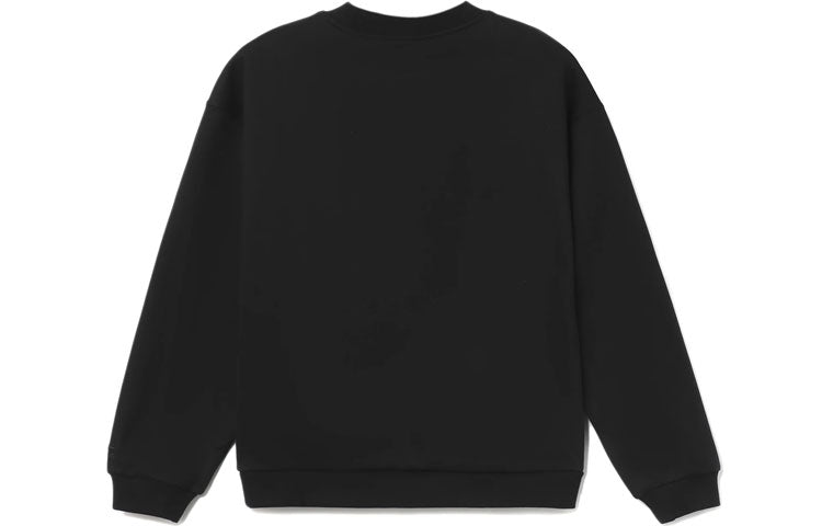 (WMNS) Li-Ning x Disney Cartoon Printing Round Neck Pullover 'Black' AWDR688-5