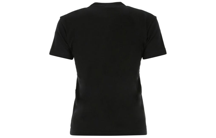 Balenciaga SS21 Logo Printing Cotton Black 612964TJVD91034