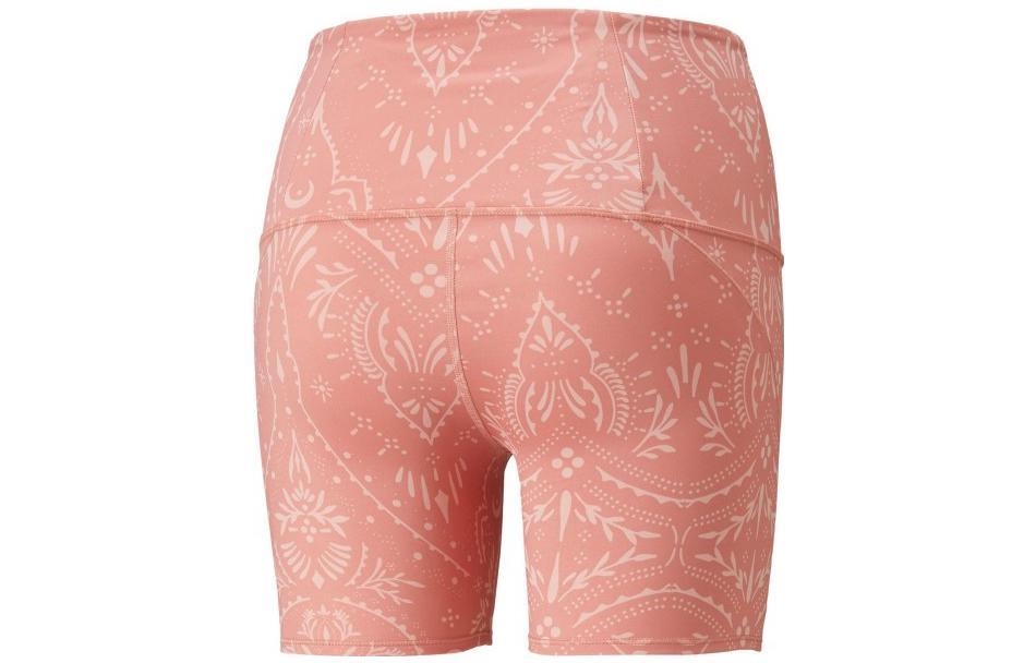(WMNS) PUMA Studio Printed 5 Inch Training Legging Short 'Rosette' 521591-24