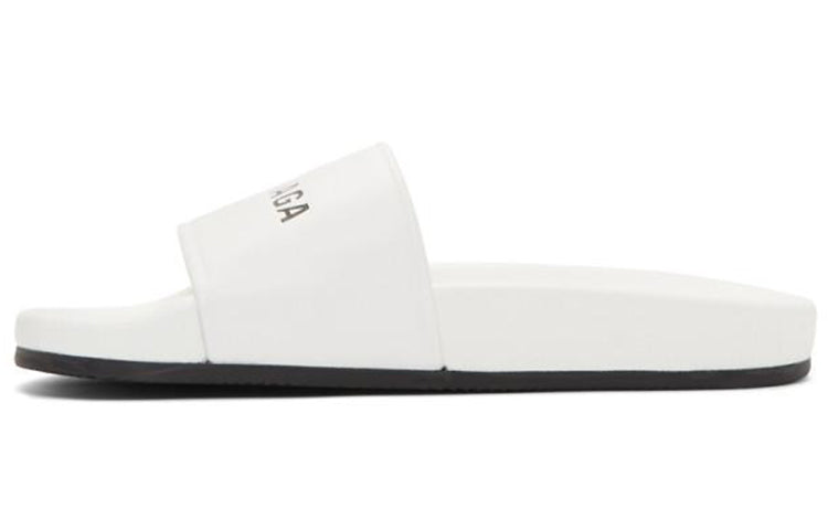 Balenciaga Classic Logo Slide 'White' 530501WAL009061