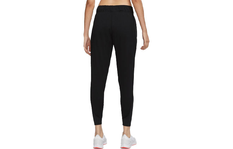(WMNS) Nike Solid Color Small Logo Sports Pants/Trousers/Joggers Black DD6473-010