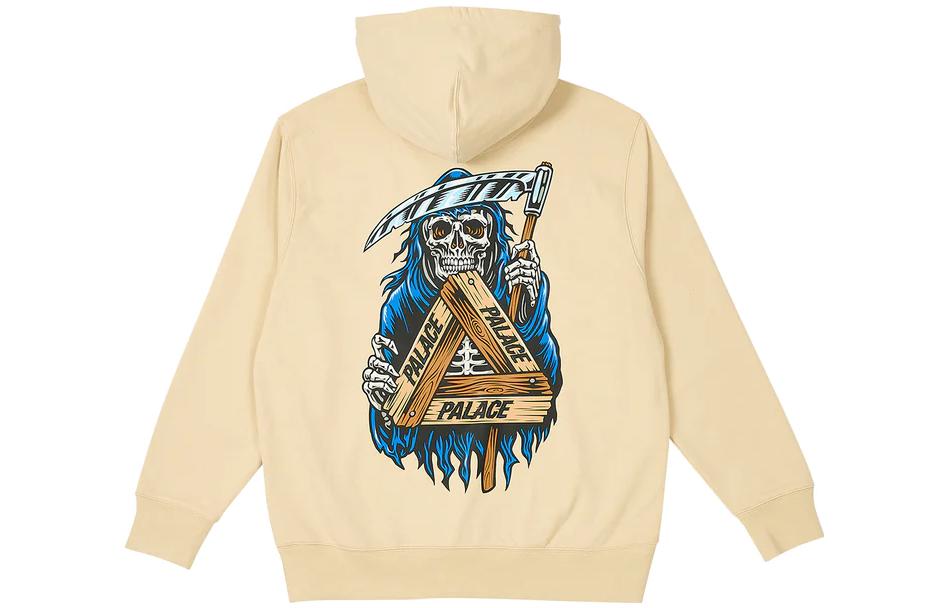 Palace Fw23 Reaper Hoodie 'Beige' P25HD001