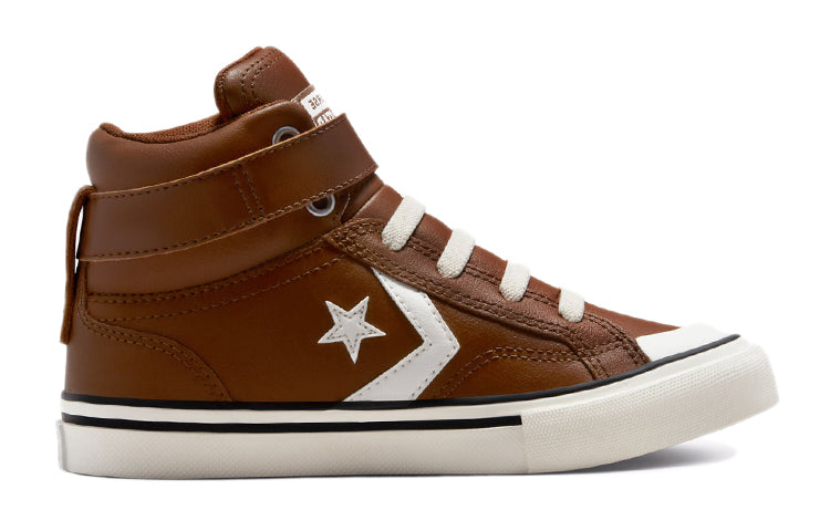 Converse Leather Pro Blaze Strap Sneakers K Brown 672121C