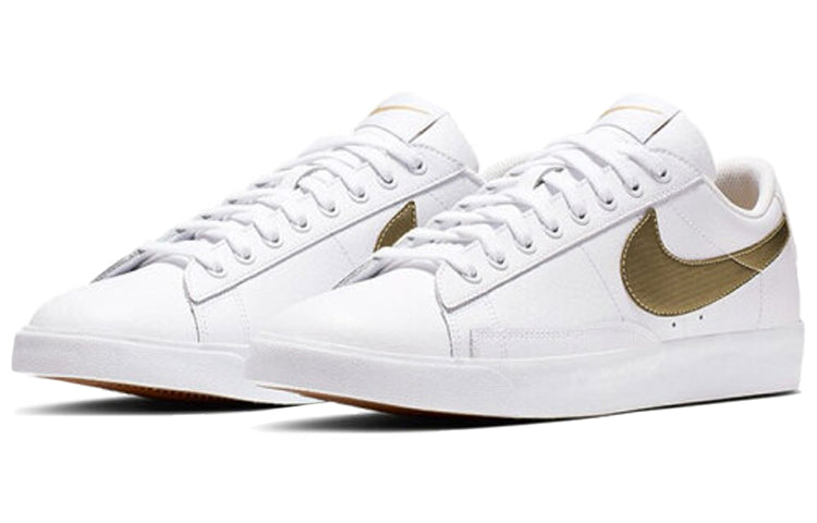 Nike Blazer Low Premium 'White Metallic Gold' BQ7460-101