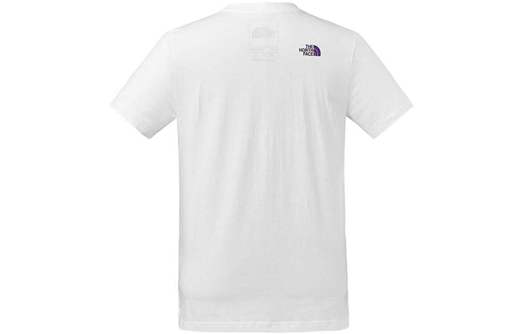 THE NORTH FACE Unisex Logo Printed Round-neck Tee White 3VRW-FN4