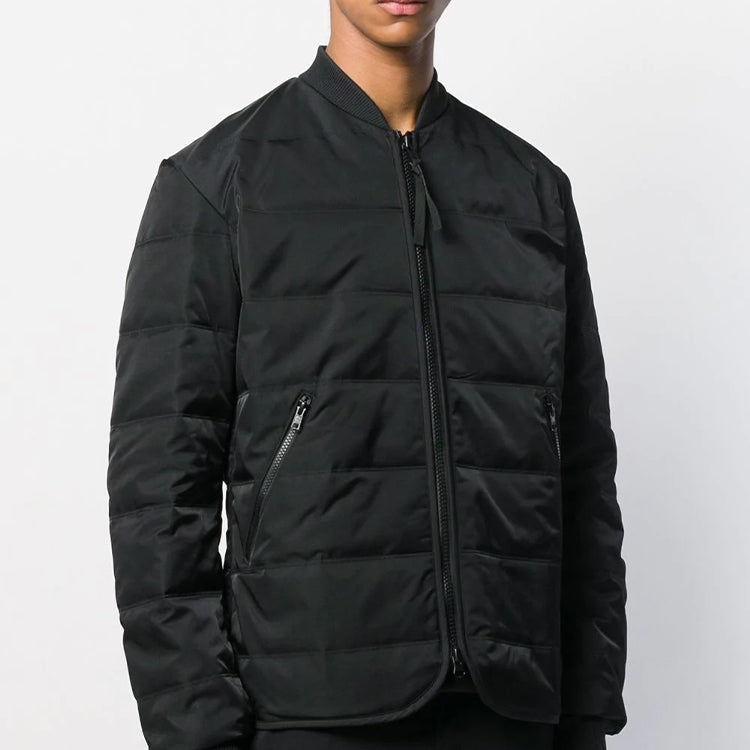 Men's Y-3 U PADDED LINER Jacket Zipper Jacket Black FJ0319