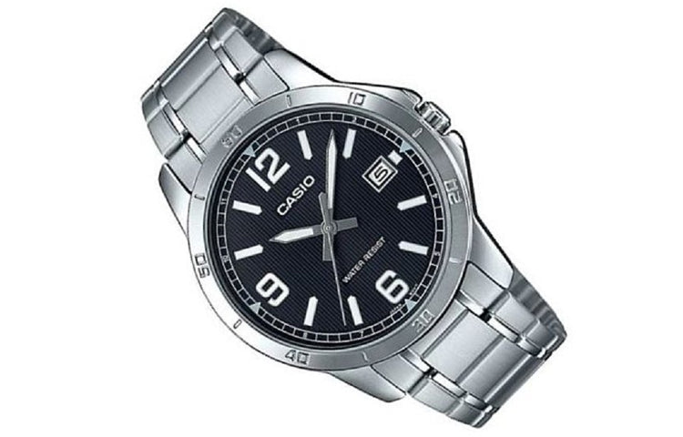 CASIO Analog 'Silver' MTP-V004D-1B2