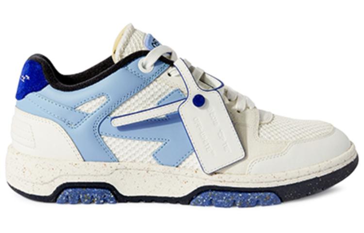 Off-White Slim Out Of Office Sneakers 'Blue White' OMIA243F23LEA0010140
