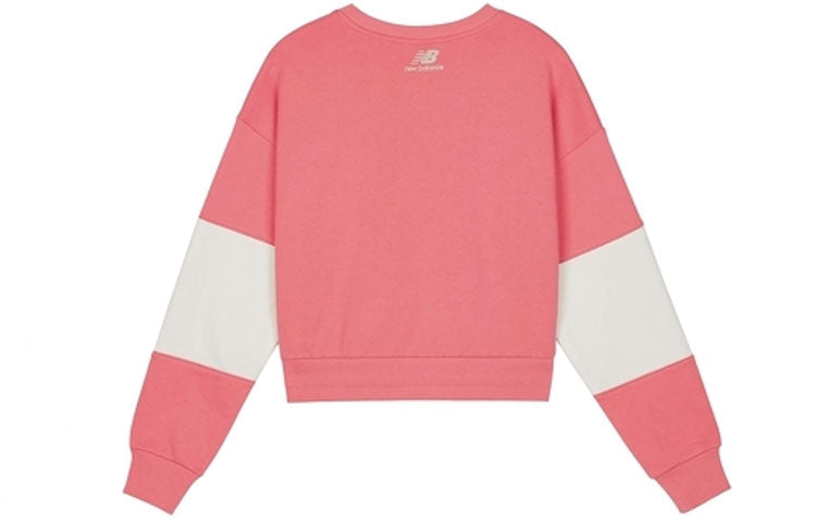 (WMNS) New Balance Pullover Shirt 'Pink Peach' AWT03336-CRO
