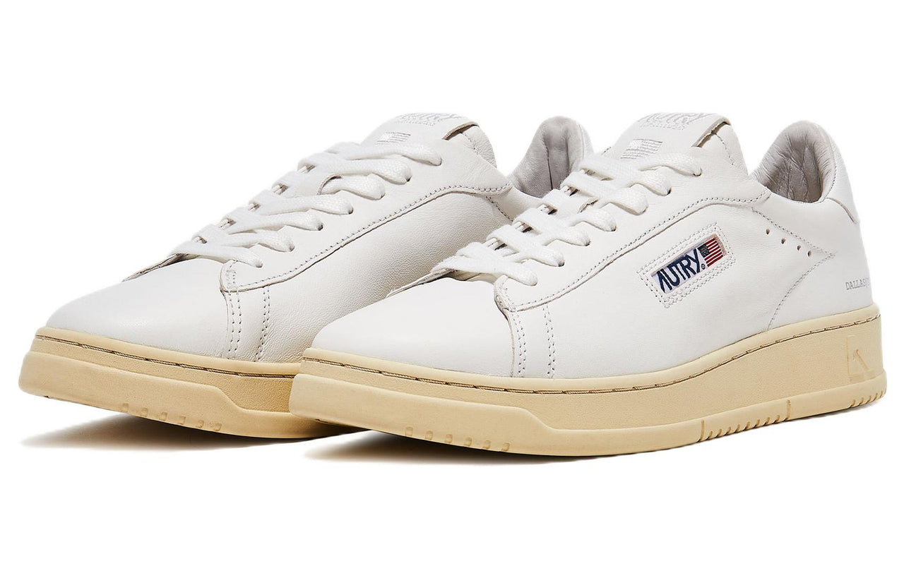 Autry Dallas Leather Low 'White Goat' ADLM-GG01