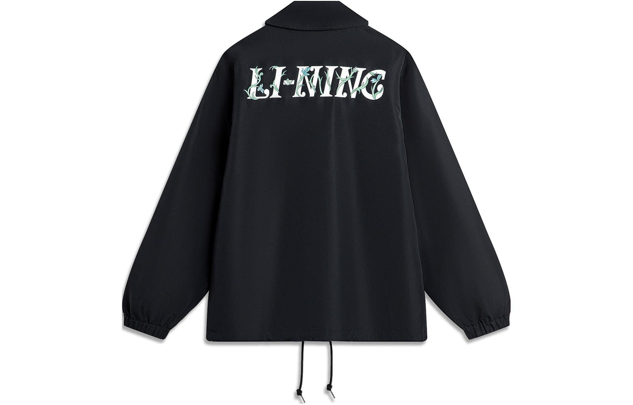 Li-Ning Graphic Coach Jacket 'Black' AFDU365-2