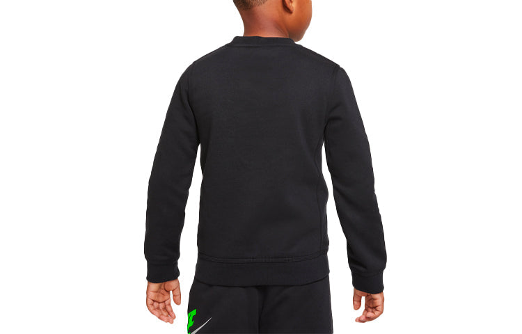 (GS) Nike B Sportswear Nike Sportswear Club HBR Crew Black CV9297-015