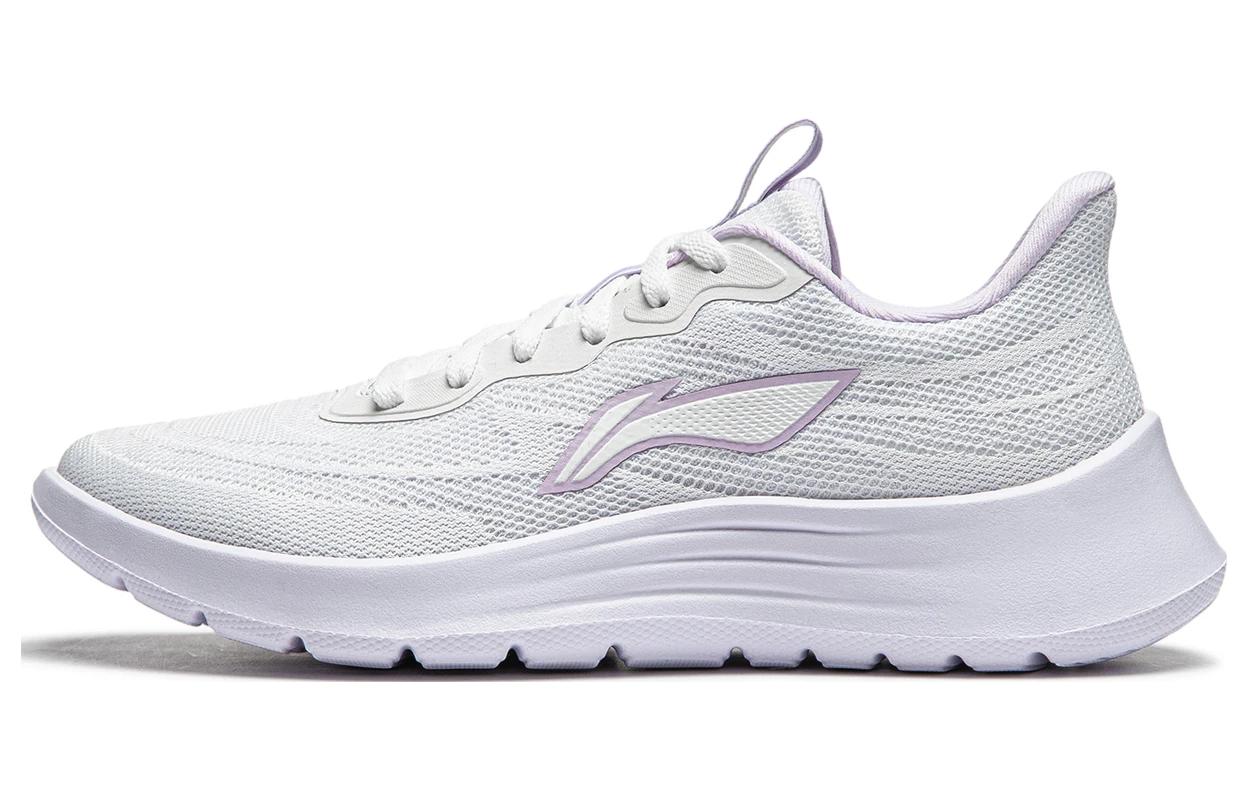 (WMNS) Li-Ning Light Feather 'White Mauve' ARSU022-1