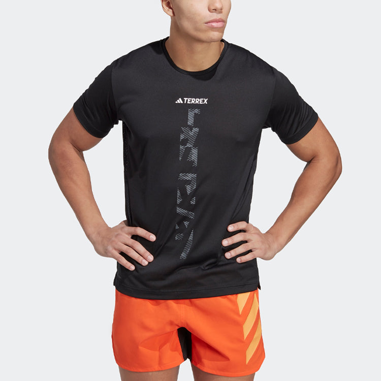 adidas TERREX Agravic Trail Running Tee 'Black' HT9441