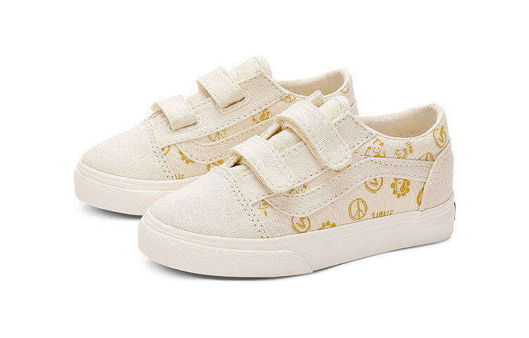 (TD) Vans Old Skool V 'Cream Yellow' VN0A4VJJF3X