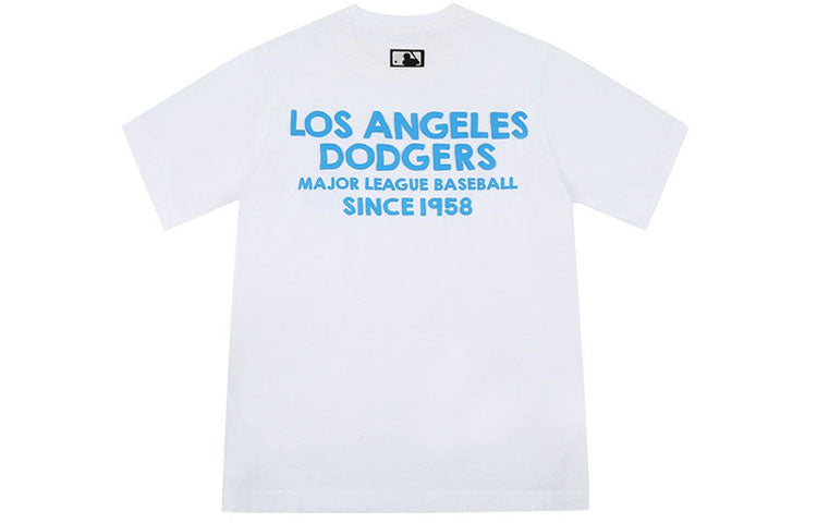 MLB LA Dodgers Los Angeles Dodgers Basic Printing Short Sleeve Unisex White 31TS04031-07W