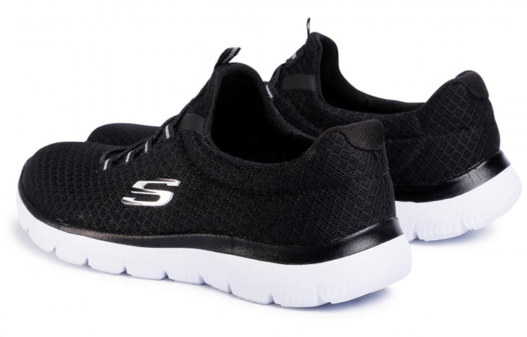 (WMNS) Skechers Summits 'Black White' 12980-BKW
