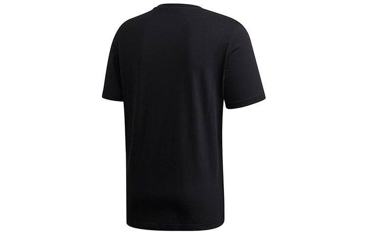 adidas Universal Foil Letter Short-sleeve Tee Men Black GE4688