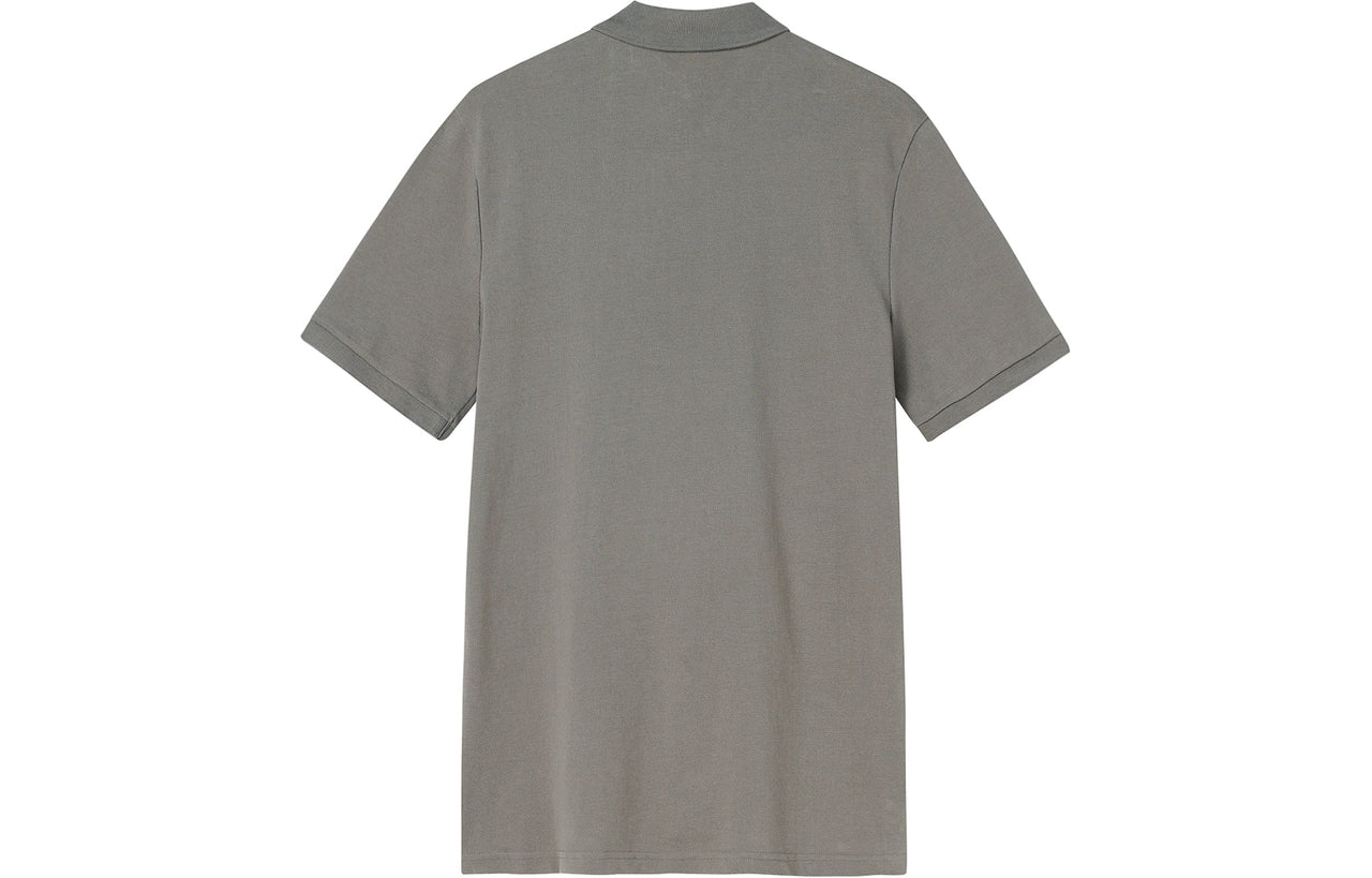 Men's Nike Pure Cotton Knit Breathable Athleisure Casual Sports Short Sleeve Khaki Polo Shirt DV9708-081