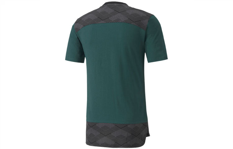 PUMA 1920 Season Italian Renaissance Casual Sport Football Breathable Short Sleeves T Shirt Green 757222-03