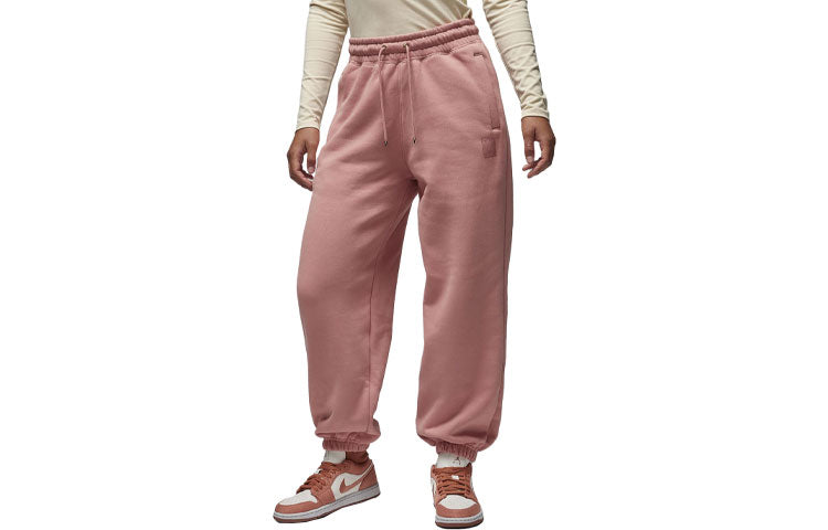 (WMNS) Air Jordan Flight Sweatpants 'Pink' FB5113-618