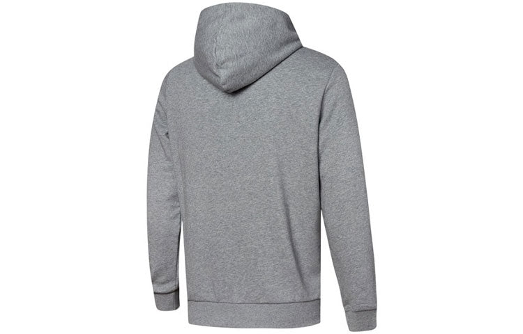 PUMA Ess Logo Solid Color Hooded Jacket Gray 848732-03