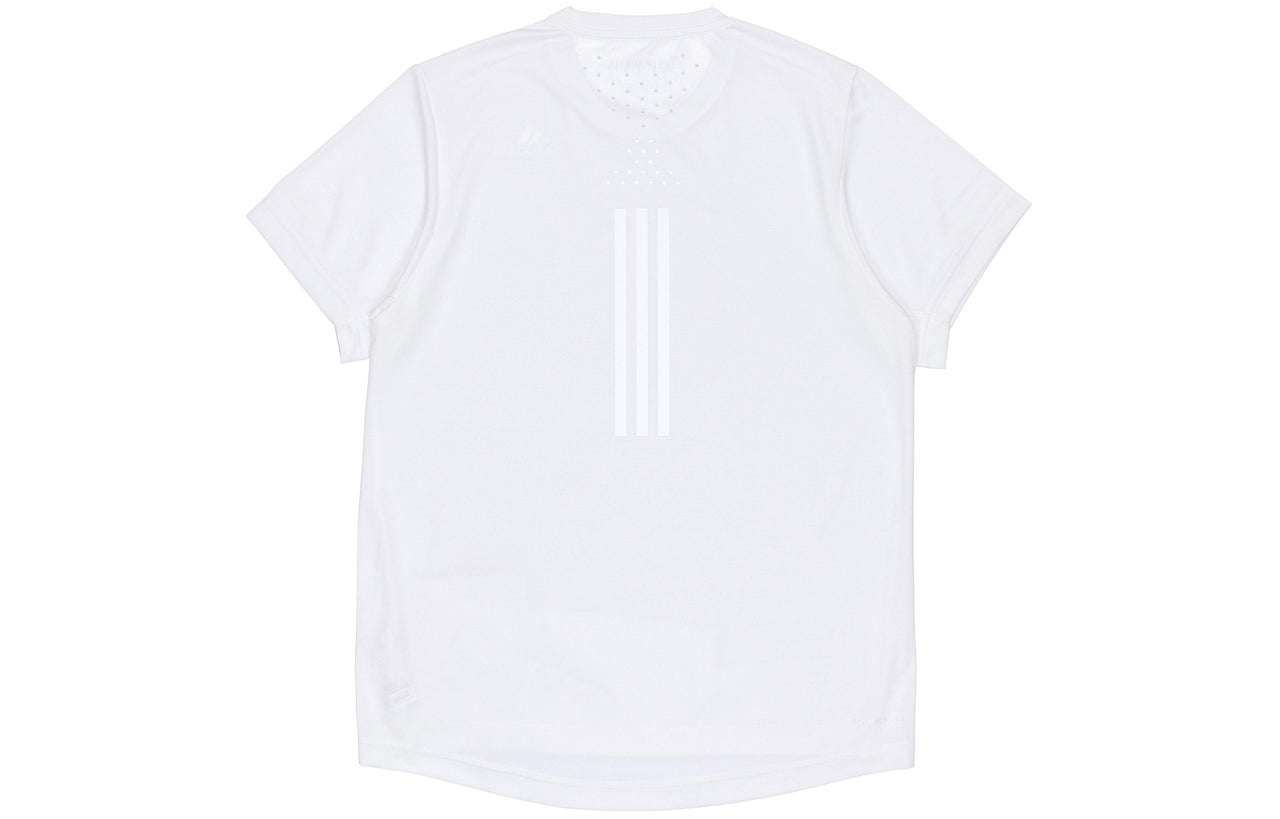 adidas Training Sports Round-neck Short-sleeve Tee Men White EI6393